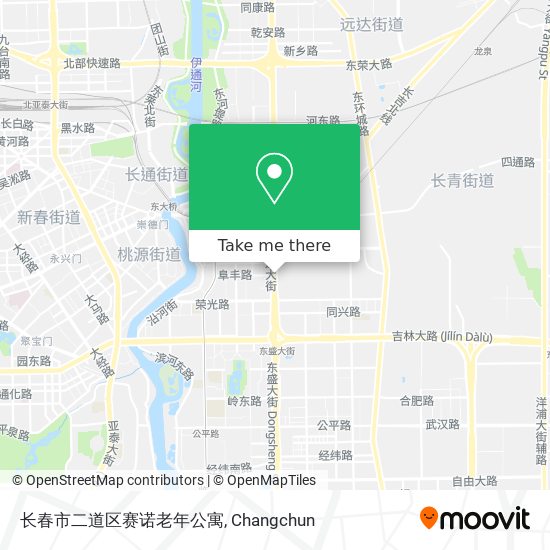 长春市二道区赛诺老年公寓 map