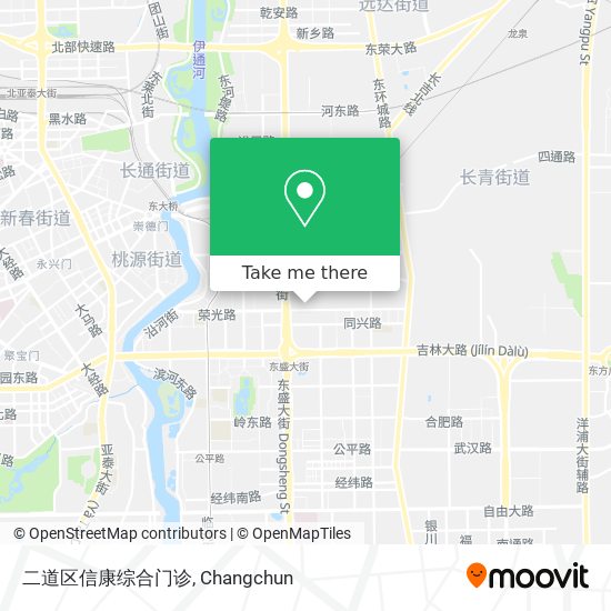 二道区信康综合门诊 map