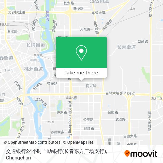 交通银行24小时自助银行(长春东方广场支行) map
