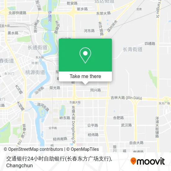 交通银行24小时自助银行(长春东方广场支行) map
