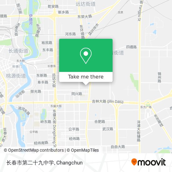 长春市第二十九中学 map