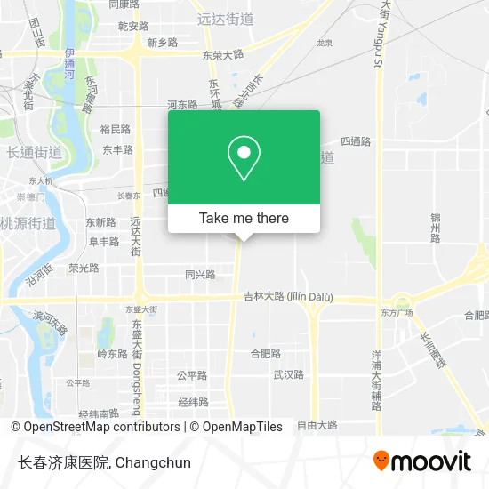 长春济康医院 map