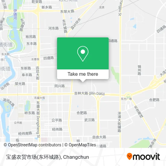 宝盛农贸市场(东环城路) map
