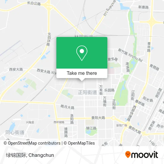 绿锦国际 map