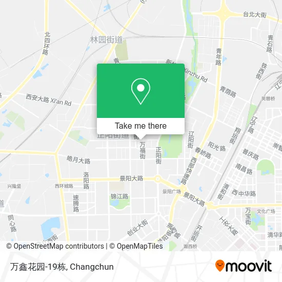 万鑫花园-19栋 map