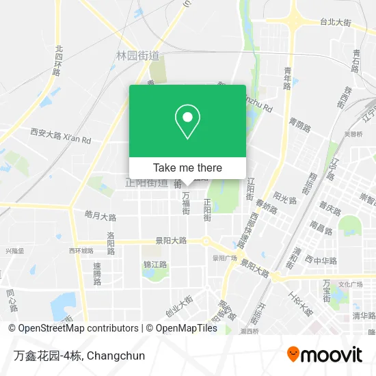 万鑫花园-4栋 map