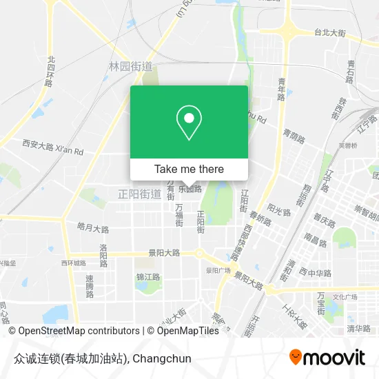 众诚连锁(春城加油站) map