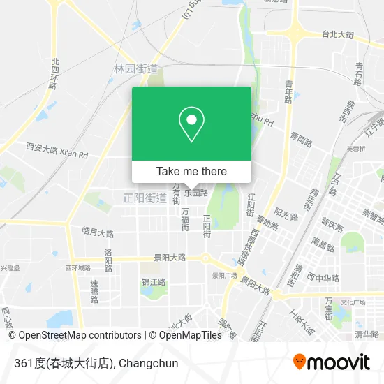 361度(春城大街店) map
