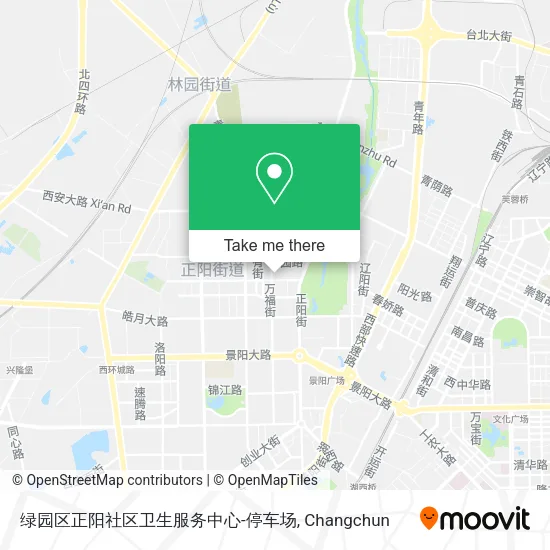 绿园区正阳社区卫生服务中心-停车场 map