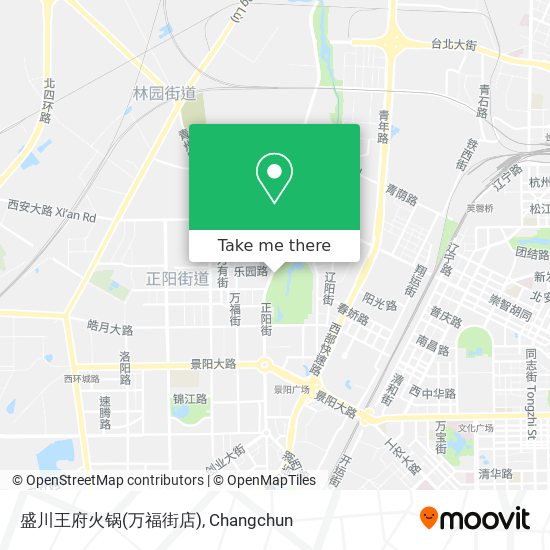 盛川王府火锅(万福街店) map
