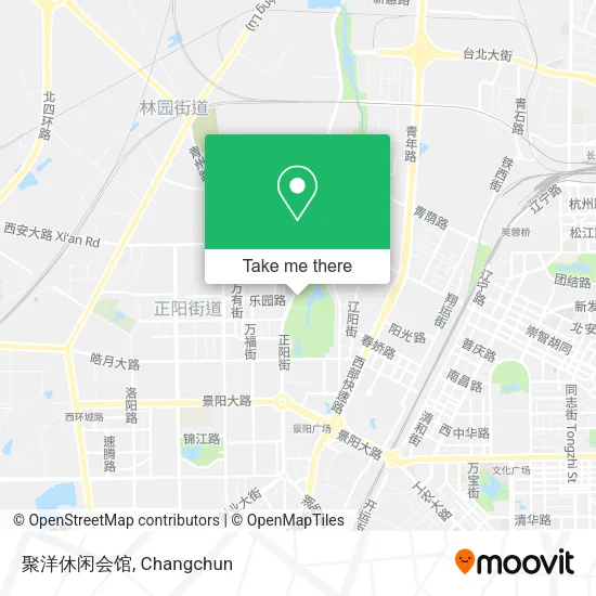 聚洋休闲会馆 map