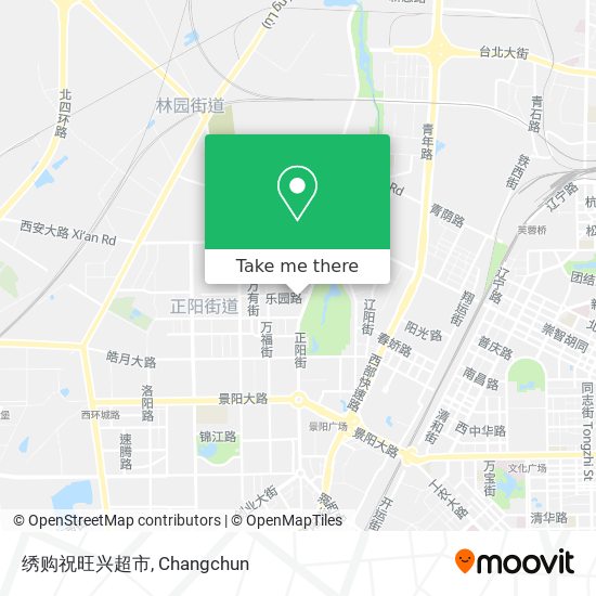 绣购祝旺兴超市 map