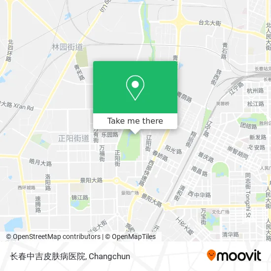 长春中吉皮肤病医院 map