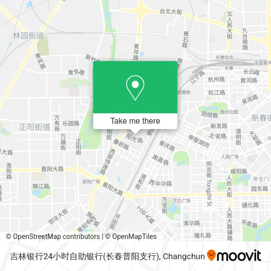吉林银行24小时自助银行(长春普阳支行) map