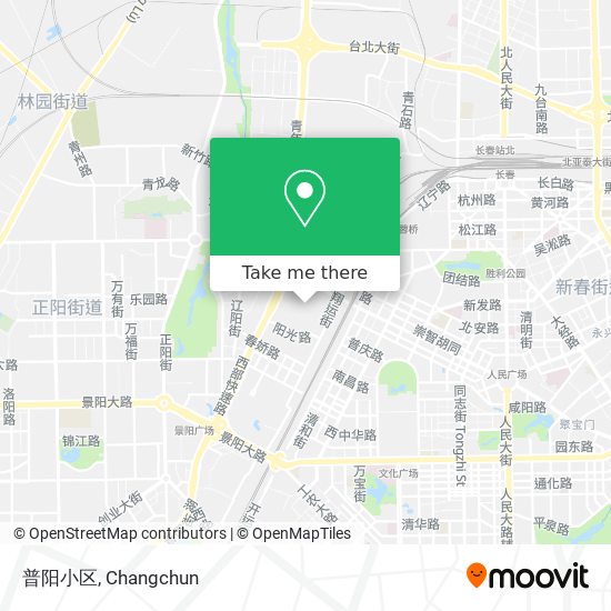普阳小区 map