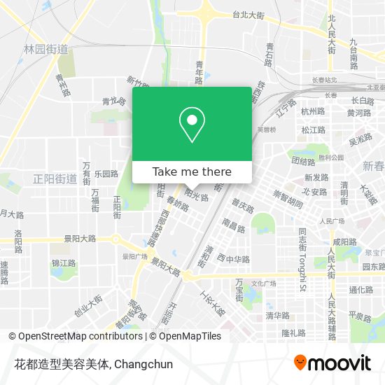 花都造型美容美体 map