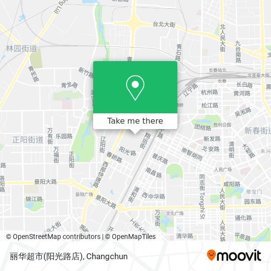 丽华超市(阳光路店) map
