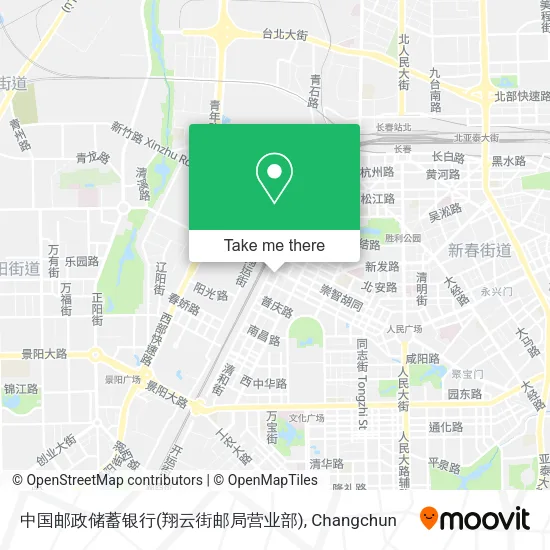 中国邮政储蓄银行(翔云街邮局营业部) map