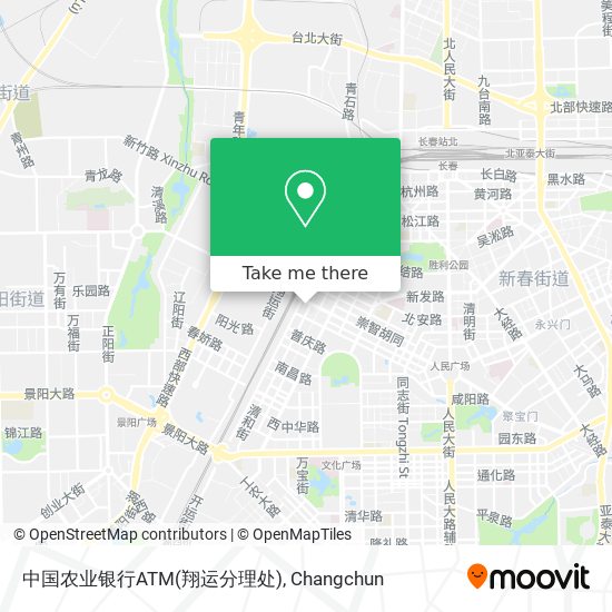 中国农业银行ATM(翔运分理处) map