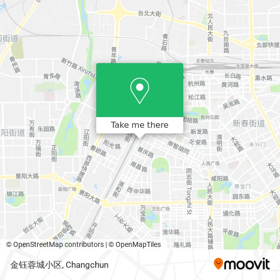 金钰蓉城小区 map
