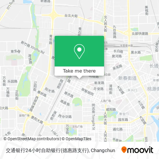 交通银行24小时自助银行(德惠路支行) map