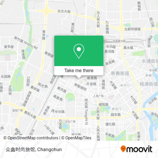 众鑫时尚旅馆 map