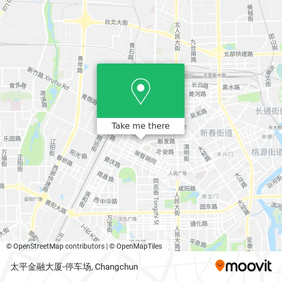 太平金融大厦-停车场 map