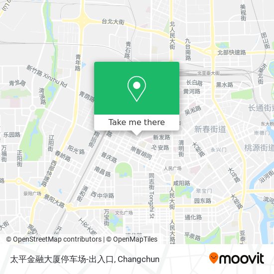 太平金融大厦停车场-出入口 map