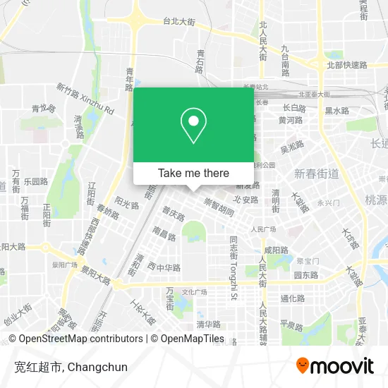 宽红超市 map