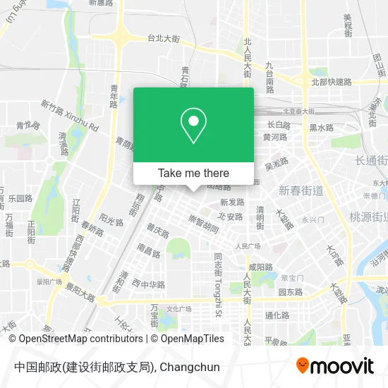 中国邮政(建设街邮政支局) map