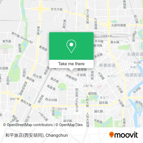 和平旅店(西安胡同) map