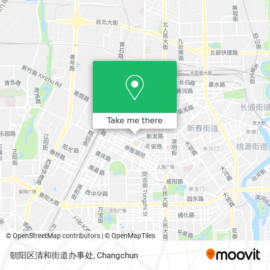 朝阳区清和街道办事处 map