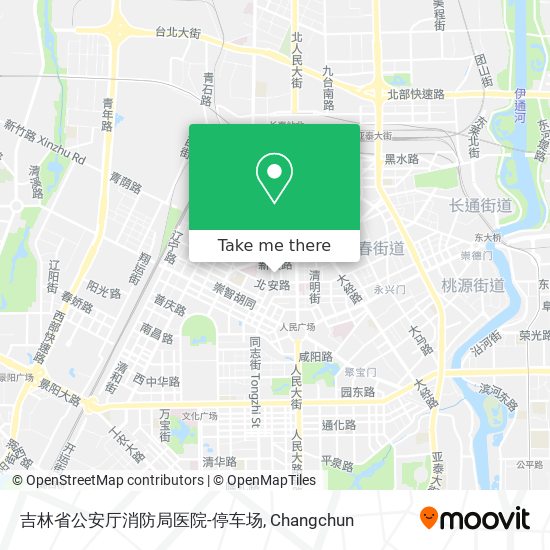 吉林省公安厅消防局医院-停车场 map