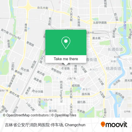 吉林省公安厅消防局医院-停车场 map