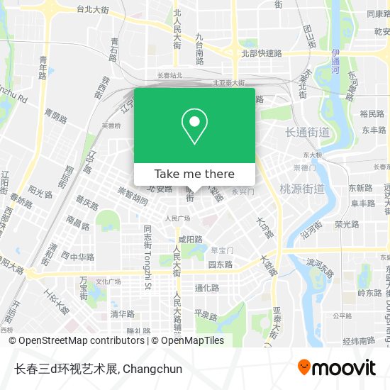 长春三d环视艺术展 map