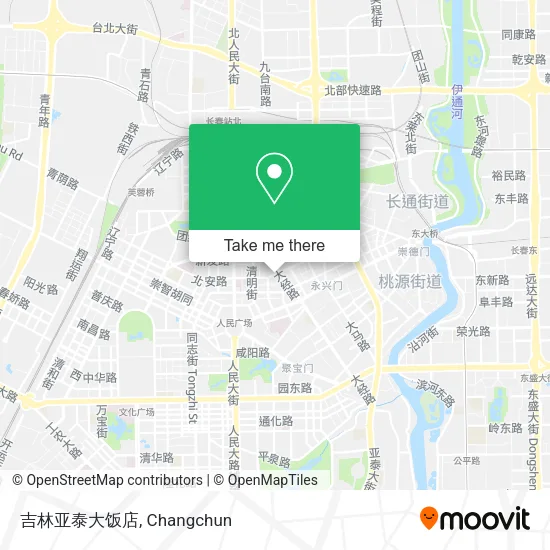 吉林亚泰大饭店 map