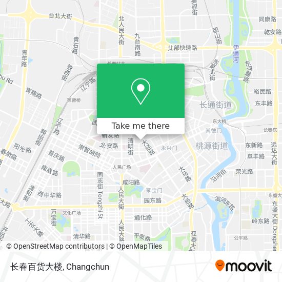 长春百货大楼 map