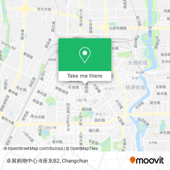 卓展购物中心-B座东B2 map