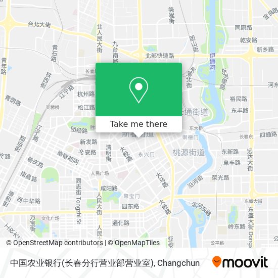 中国农业银行(长春分行营业部营业室) map