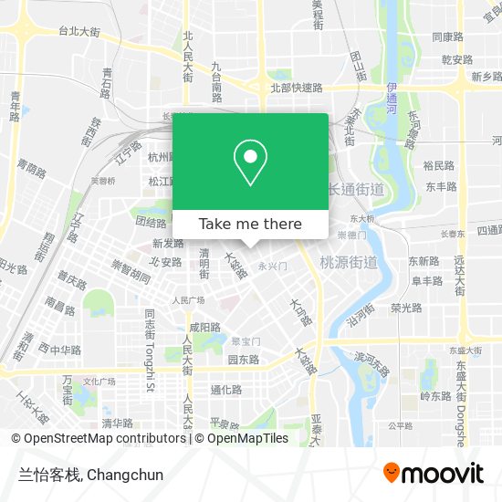 兰怡客栈 map