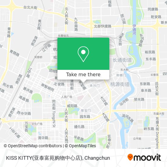 KISS KITTY(亚泰富苑购物中心店) map