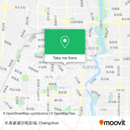 长春豪威尔电影城 map