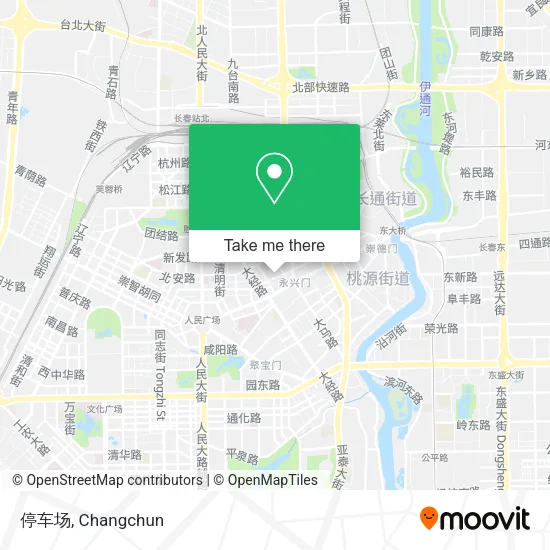 停车场 map