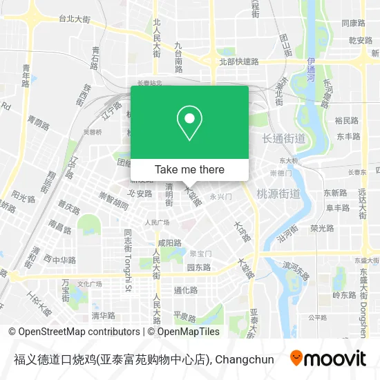 福义德道口烧鸡(亚泰富苑购物中心店) map