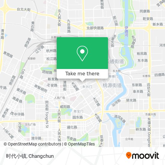 时代小镇 map
