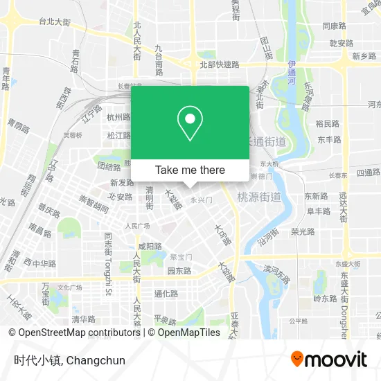 时代小镇 map