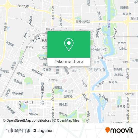 百康综合门诊 map