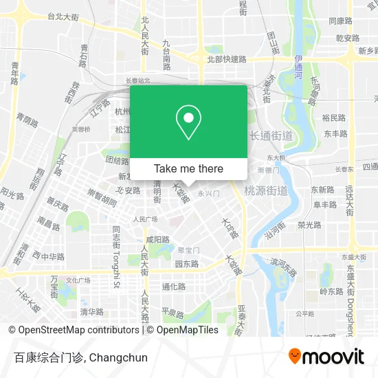 百康综合门诊 map