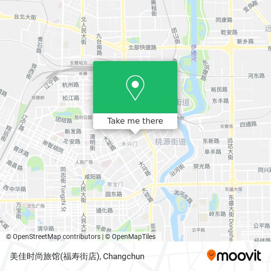 美佳时尚旅馆(福寿街店) map