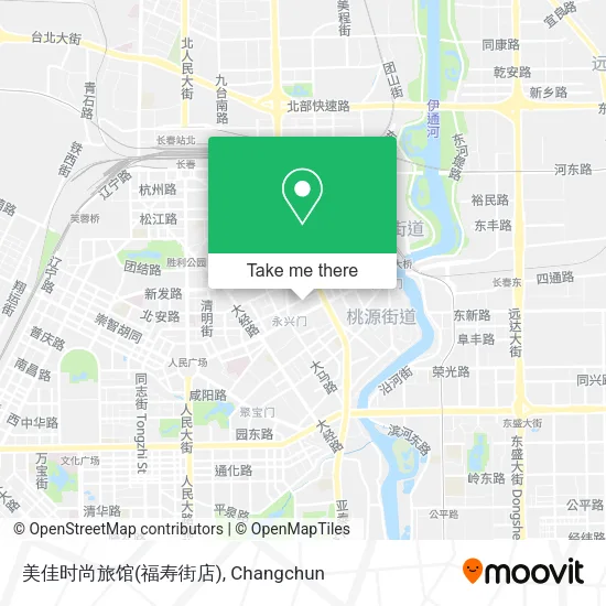 美佳时尚旅馆(福寿街店) map